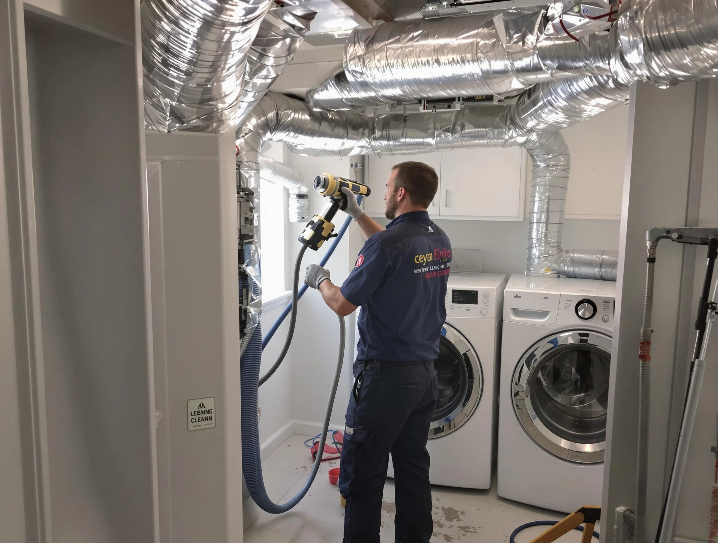 Cottondale Dryer Vent Cleaning specialist using advanced equipment for thorough duct cleaning in Cottondale